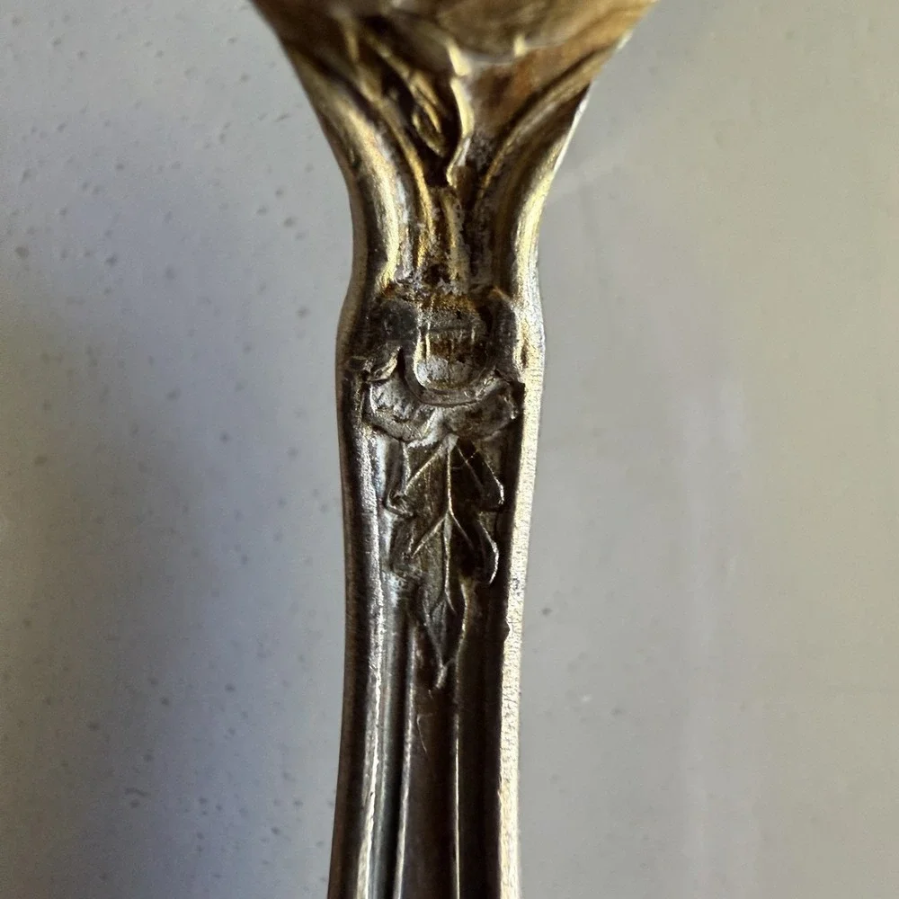 Antique Whiting Sterling Silver Louis XV Teaspoons Set of 6 No Monograms 4